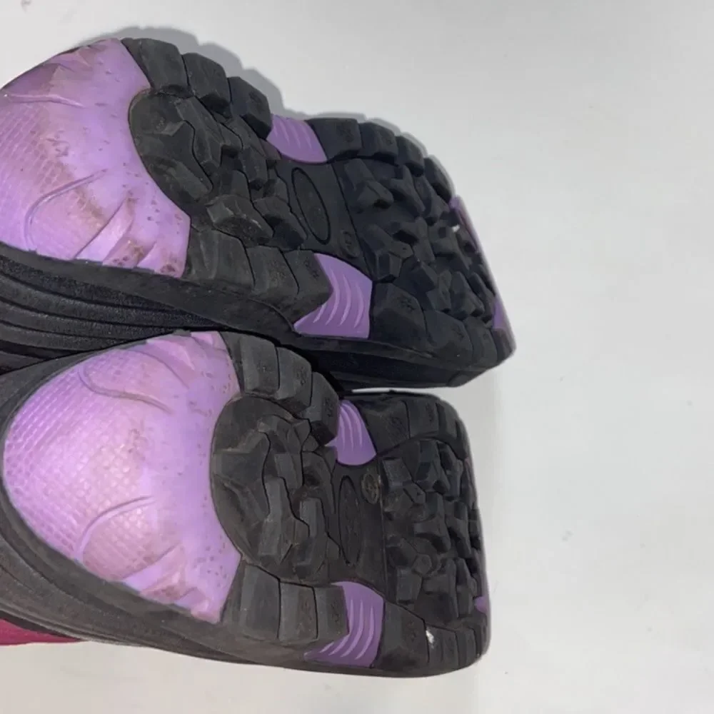 🥰Arctic Shield Vibrant Kids' Pink and Purple Snow Boots Size 4